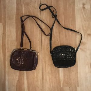 2 vintage hand bags